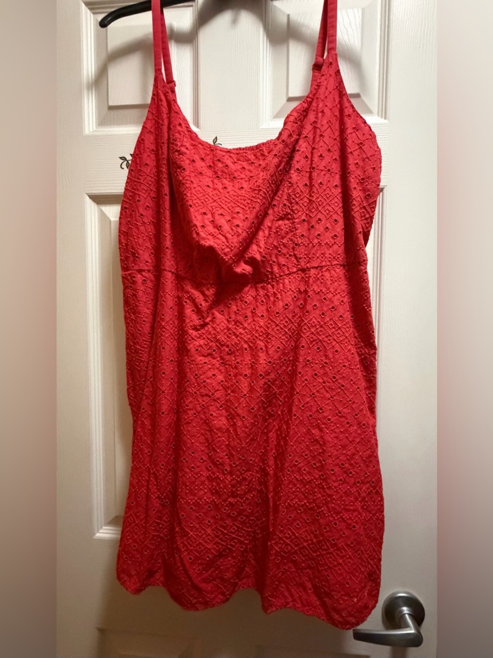 Old Navy red Eyelet Dress